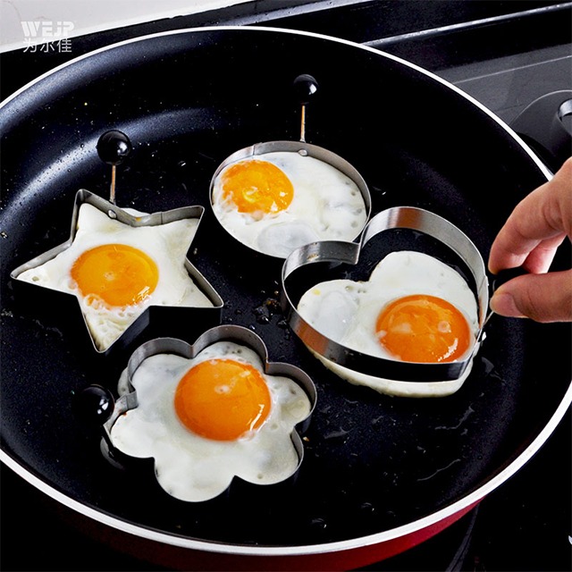 캐릭터 하트형 스테인리스 계란 프라이 모형 주먹밥 DIY 용품  KCY-76